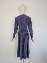 Load image into Gallery viewer, Vintage 80s Laura Ashley paisley dress
