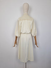 Load image into Gallery viewer, Vintage 70s Grecian cream lace dress
