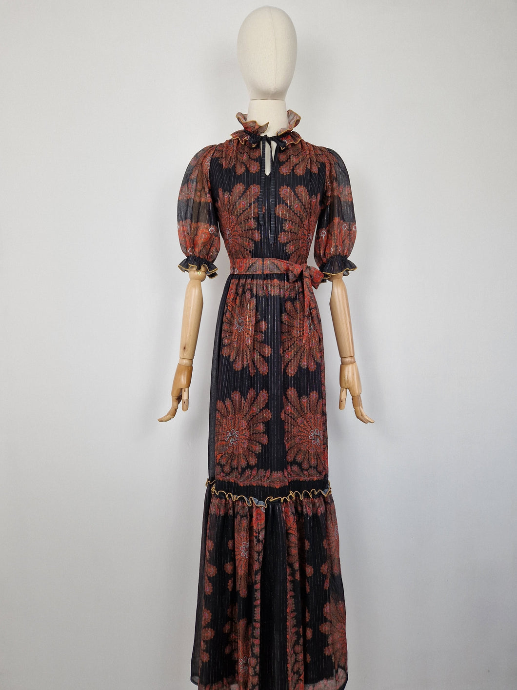 Vintage 70s maxi dress