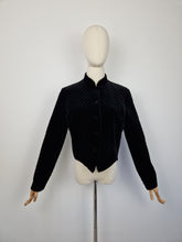Load image into Gallery viewer, Vintage 80s Laura Ashley quilted blazer 1
