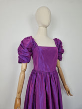 Load image into Gallery viewer, Vintage 80s Laura Ashley pink taffeta ballgown dress

