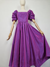 Load image into Gallery viewer, Vintage 80s Laura Ashley pink taffeta ballgown dress
