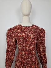 Load image into Gallery viewer, Vintage 90s Laura Ashley terracotta dress
