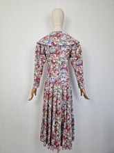 Load image into Gallery viewer, Vintage early 90s Laura Ashley sample pastel corduroy dress
