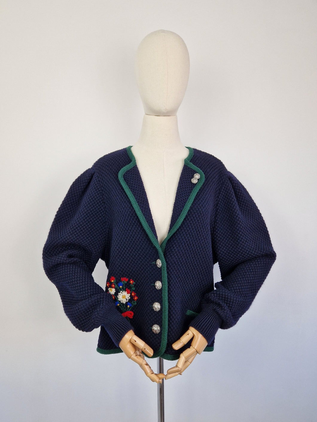 Vintage Austrian wool cardigan