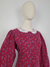 Load image into Gallery viewer, Vintage 80s Laura Ashley red dress
