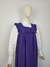 Load image into Gallery viewer, Vintage 80s maternity pinafore dress
