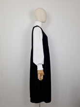 Load image into Gallery viewer, Vintage 80s Laura Ashley velvet pinafore dress
