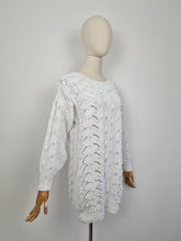 Load image into Gallery viewer, Vintage Laura Ashley white jumper
