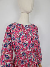 Load image into Gallery viewer, Vintage 70s Laura Ashley pink maxi dress

