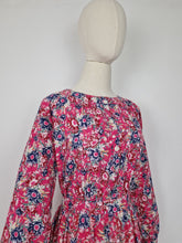 Load image into Gallery viewer, Vintage 70s Laura Ashley pink maxi dress
