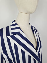Load image into Gallery viewer, Vintage Escada striped cotton blazer
