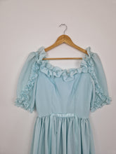 Load image into Gallery viewer, Vintage maxi ruffle dress
