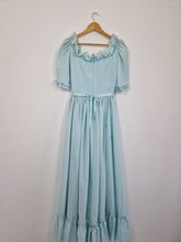 Load image into Gallery viewer, Vintage maxi ruffle dress
