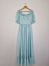 Load image into Gallery viewer, Vintage maxi ruffle dress
