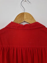 Load image into Gallery viewer, Vintage 80s red cotton dress
