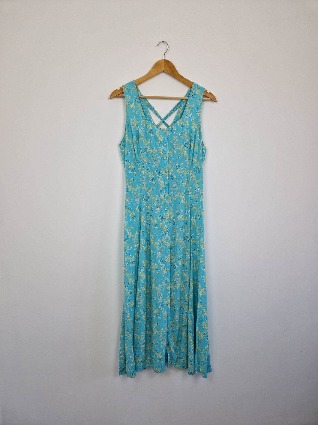 Vintage viscose floral dress