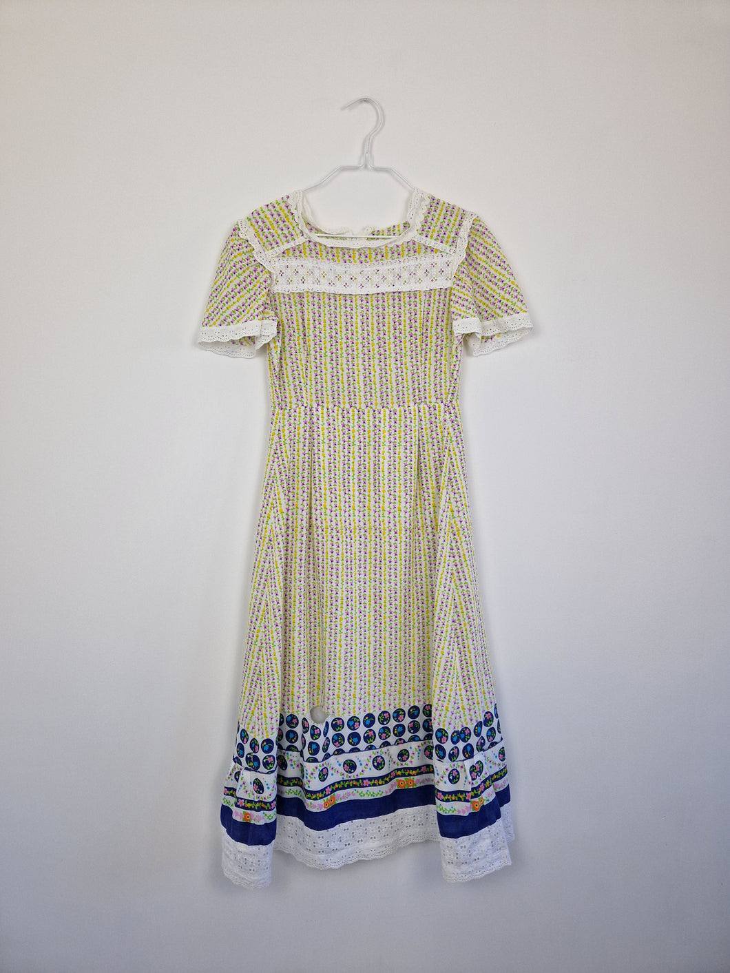 Vintage prairie cottagecore handmade dress