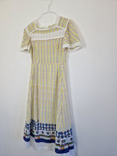 Load image into Gallery viewer, Vintage prairie cottagecore handmade dress
