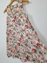 Load image into Gallery viewer, Vintage St Michael paisley and floral sheer tunic
