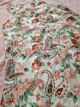 Load image into Gallery viewer, Vintage St Michael paisley and floral sheer tunic
