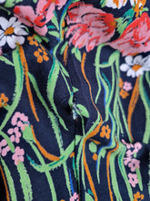 Load image into Gallery viewer, Vintage 80s floral ruffle dress
