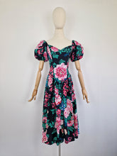 Load image into Gallery viewer, Vintage 90s puff sleeve dress
