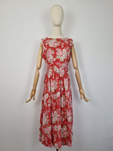 Load image into Gallery viewer, Vintage 80s Laura Ashley floral dress
