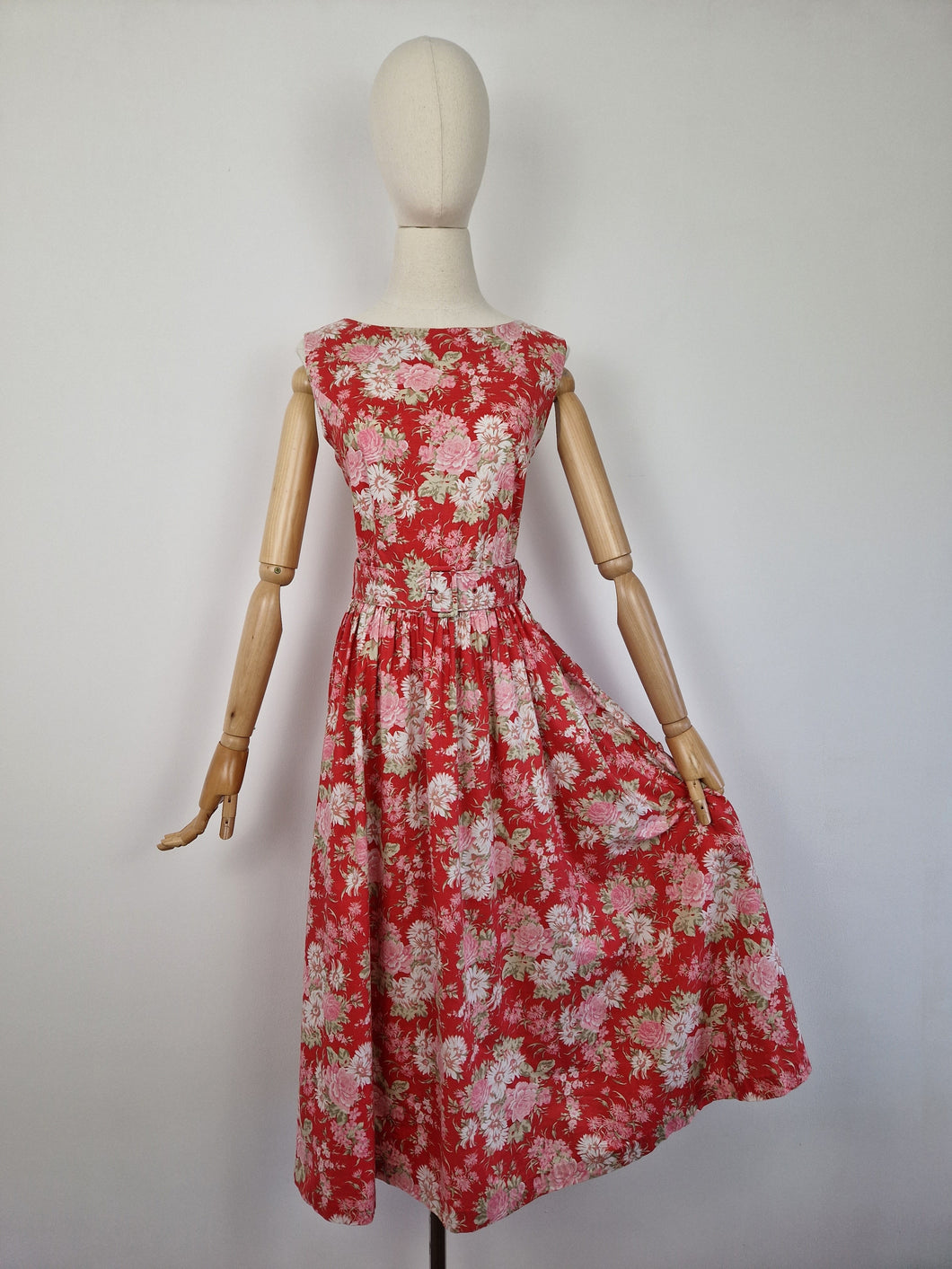 Vintage 80s Laura Ashley floral dress