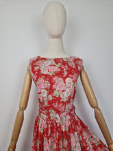 Load image into Gallery viewer, Vintage 80s Laura Ashley floral dress
