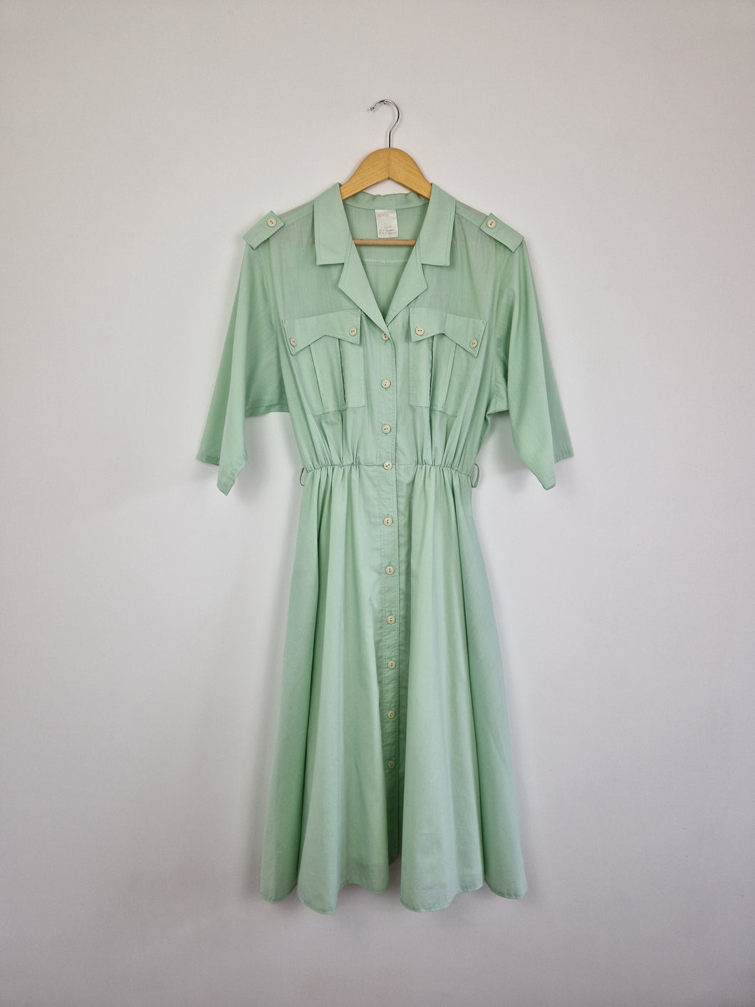 Vintage pistachio green dress