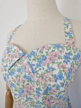 Load image into Gallery viewer, Vintage 80s St Michael pastel cotton sundress
