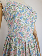 Load image into Gallery viewer, Vintage 80s St Michael pastel cotton sundress
