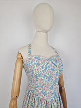 Load image into Gallery viewer, Vintage 80s St Michael pastel cotton sundress
