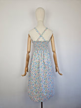 Load image into Gallery viewer, Vintage 80s St Michael pastel cotton sundress
