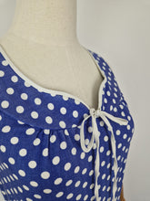 Load image into Gallery viewer, Vintage 80s polka dot sundress
