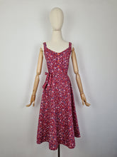 Load image into Gallery viewer, Vintage 80s cotton paisley and floral sundress
