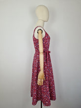 Load image into Gallery viewer, Vintage 80s cotton paisley and floral sundress
