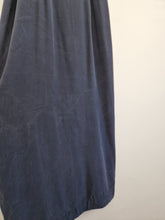 Load image into Gallery viewer, Vintage Laura Ashley navy silk dress
