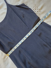 Load image into Gallery viewer, Vintage Laura Ashley navy silk dress
