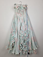 Load image into Gallery viewer, Vintage 80s Laura Ashley bo peep ballgown pastel cotton dress
