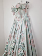 Load image into Gallery viewer, Vintage 80s Laura Ashley bo peep ballgown pastel cotton dress
