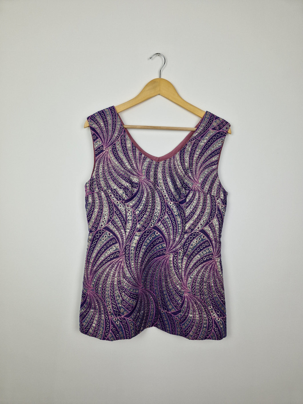 Vintage 70s glittery top