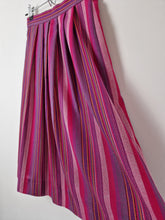 Load image into Gallery viewer, Vintage 80s striped skirt
