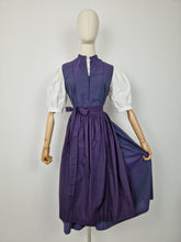 Load image into Gallery viewer, Vintage dirndl lavender dress
