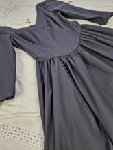 Load image into Gallery viewer, Vintage 80s Laura Ashley black ballgown dress
