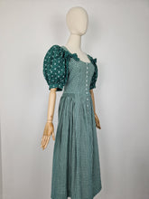 Load image into Gallery viewer, Vintage gingham bow dress
