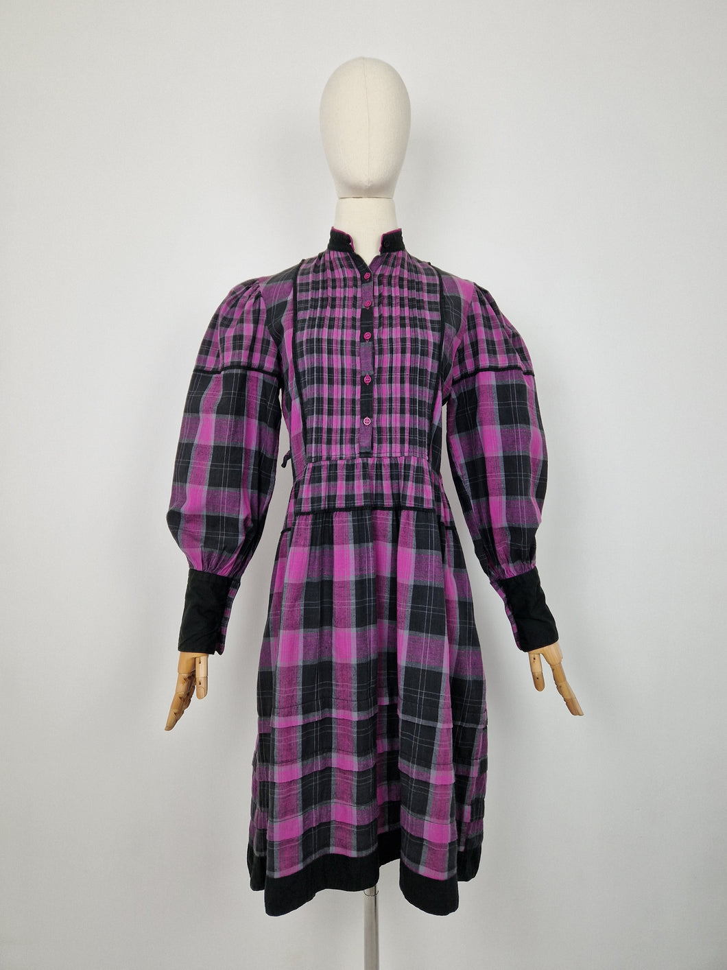Vintage Rene Derhy prairie cotton dress