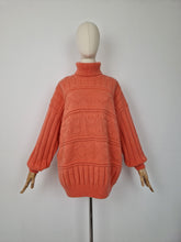 Load image into Gallery viewer, Vintage coral wool jumper
