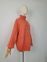 Load image into Gallery viewer, Vintage coral wool jumper
